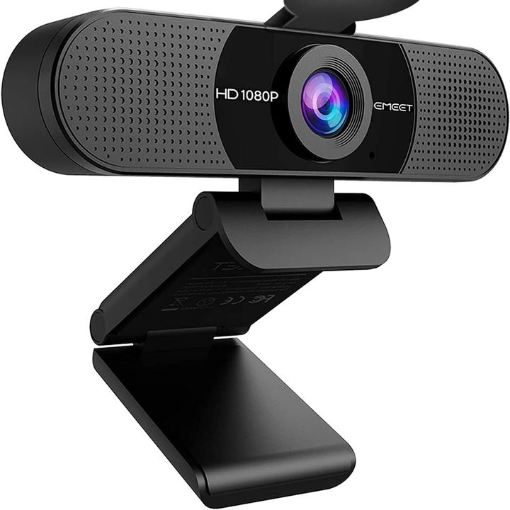 USB webcam on a monitor clip